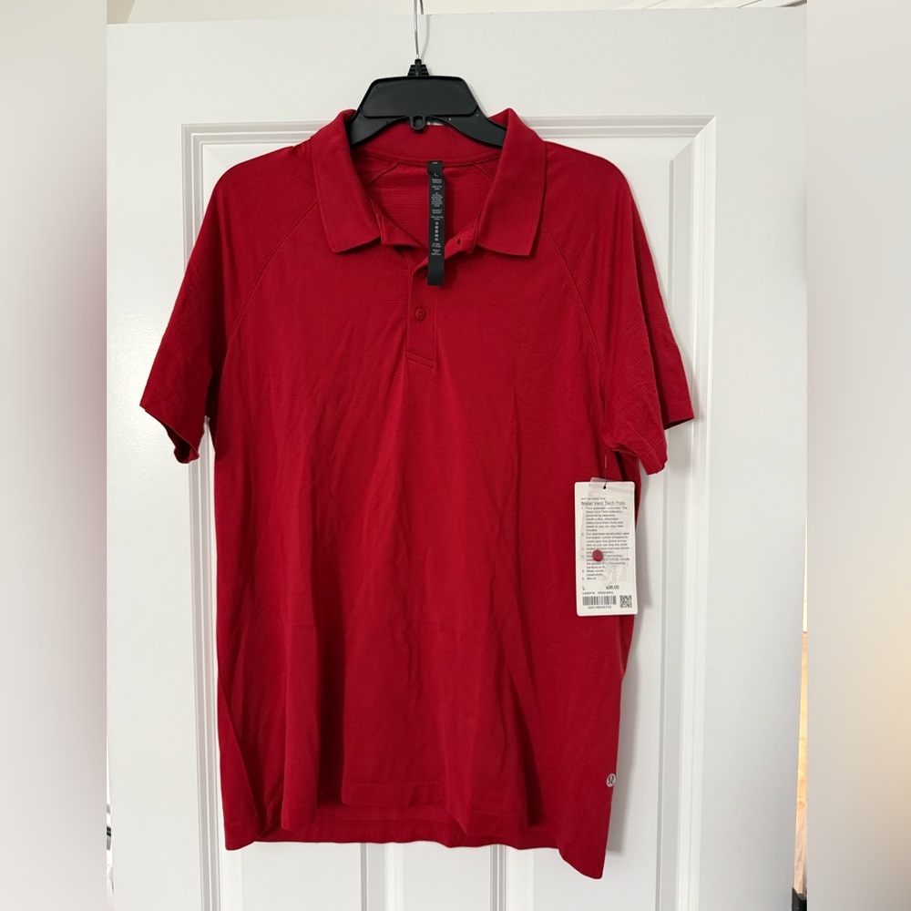 NWT Lululemon Athletica Metal Vent Tech Polo